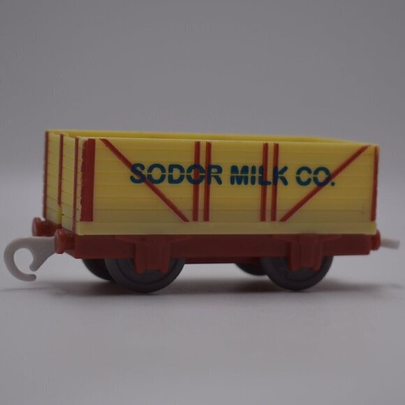 Thomas & Friends Sodor Milk Co Train Cargo Car Trackmaster Mr Jolly's Chocolate - Picture 1 of 8